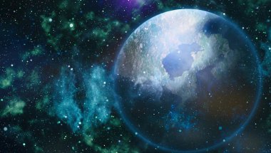 Yıldızlı starfield arka plan siyah yıldız ve uzay gökyüzü gece evren gökada