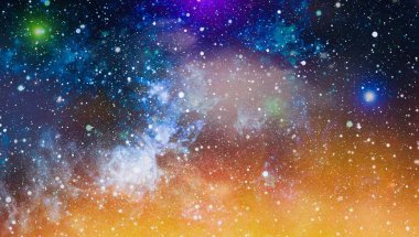 Yıldızlı starfield arka plan siyah yıldız ve uzay gökyüzü gece evren gökada