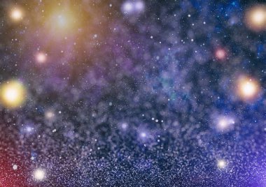 Derin uzay. Yüksek çözünürlüklü yıldız alanı. Yıldızlı uzay arka plan dokusu. Renkli Yıldızlı Gece Gökyüzü Dış Uzay arkaplanı