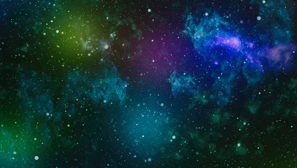 Colorido cielo nocturno estrellado fondo del espacio exterior. Hermoso cielo fondo —  Fotos de Stock