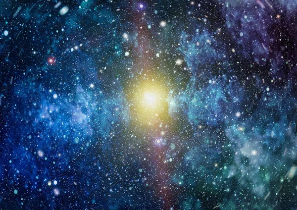 Djupa rymden. HD stjärnfält bakgrund. Starry yttre rymden bakgrund struktur. Färgglada Starry Night Sky Yttre rymden bakgrund — Stockfoto