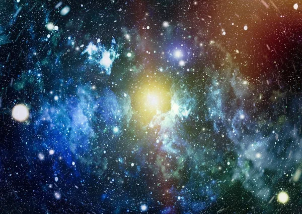 Yıldızlı starfield arka plan siyah yıldız ve uzay gökyüzü gece evren gökada