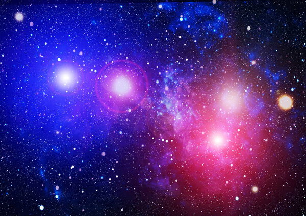 Stars and galaxy outer space sky night universe black starry background of starfield