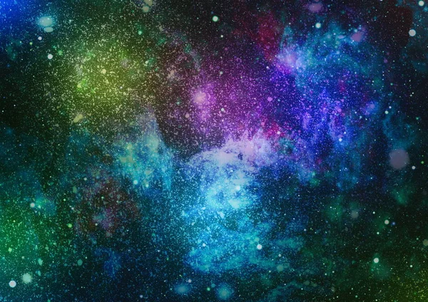 Stars and galaxy outer space sky night universe black starry background of starfield — Stock Photo, Image