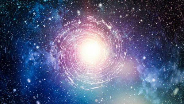 Stars and galaxy outer space sky night universe black starry background of starfield