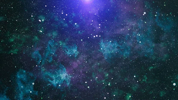 Estrelas e galáxia espaço exterior céu noite universo preto estrelado fundo de starfield — Fotografia de Stock