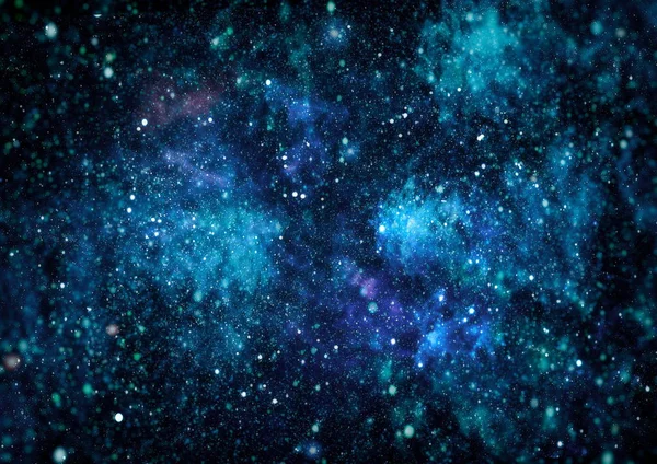 New large panoramic looking into deep space. Dark night sky full of stars. The nebula in outer space. Secrets of deep space. — Stock Photo, Image