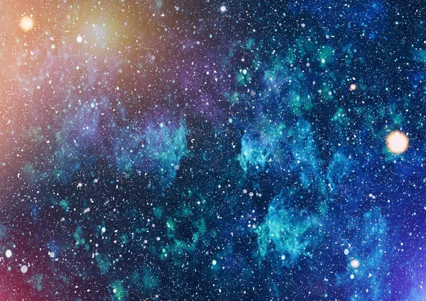 Espaço profundo. Fundo de campo estelar de alta definição. Starry espaço exterior textura de fundo. Colorido Starry Night Sky Outer Space fundo — Fotografia de Stock