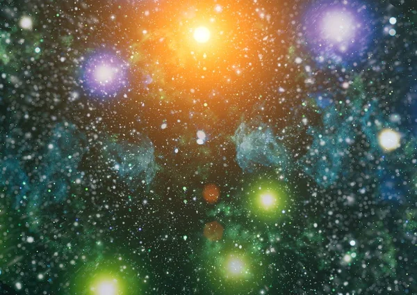 Espacio profundo. Fondo de campo de estrellas de alta definición. Textura de fondo del espacio exterior estrellado. Colorido cielo nocturno estrellado fondo del espacio exterior — Foto de Stock