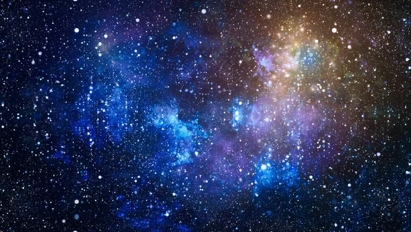 De ruimte in. Hoge definitie ster veld achtergrond. Sterren buiten de ruimte achtergrond textuur. Kleurrijke sterrenhemel Buiten de ruimte achtergrond — Stockfoto