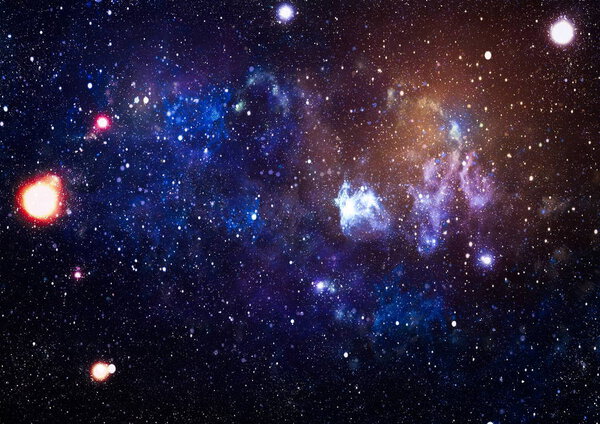 Deep space. High definition star field background . Starry outer space background texture . Colorful Starry Night Sky Outer Space background