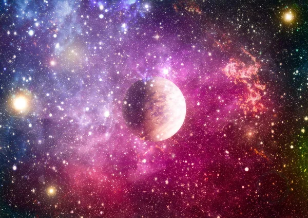 Planètes, étoiles et galaxies dans l'espace extérieur montrant la beauté de l'exploration spatiale. Éléments fournis par la NASA — Photo