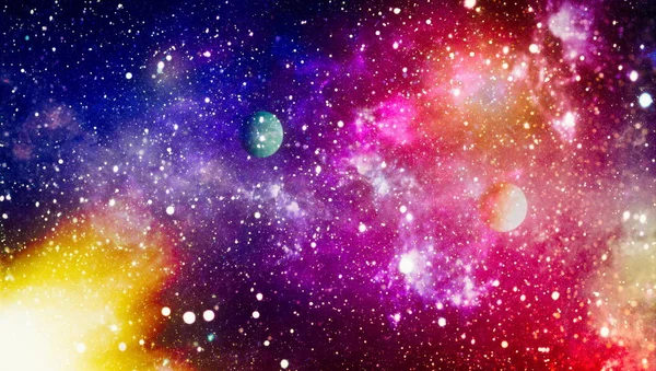 Bright Star Nebula. Distant galaxy. Abstract image. Elements of this image furnished by NASA. — Stock Photo, Image