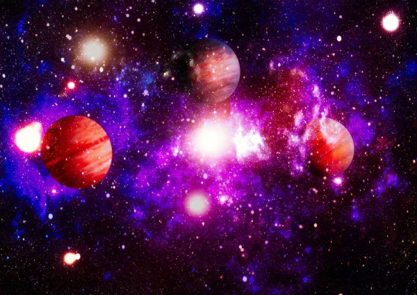 La supernova de la explosión. Nebulosa Estrella Brillante. Galaxia distante. Fuegos artificiales de Año Nuevo. Imagen abstracta. Elementos de esta imagen proporcionados por la NASA . —  Fotos de Stock