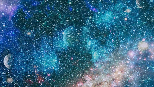 La supernova dell'esplosione. Nebulosa stella luminosa. Galassia lontana. Fuochi d'artificio di Capodanno. Immagine astratta. Elementi di questa immagine forniti dalla NASA . — Foto Stock