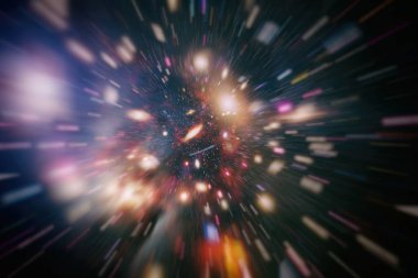 Uzay, evren, kara delik güzelliği galakside. NASA tarafından döşenmiş öğeleri ,