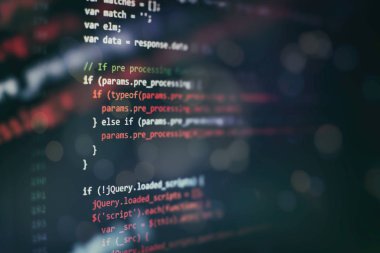 Dizüstü bilgisayardaki web programlama fonksiyonları. Bilgi işlem. Python kod bilgisayar ekranı. Mobil uygulama tasarımı kavramı.