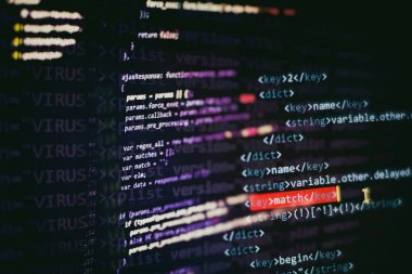 Dizüstü bilgisayardaki web programlama fonksiyonları. Bilgi işlem. Python kod bilgisayar ekranı. Mobil uygulama tasarımı kavramı.