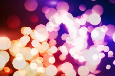 ışıltılı arka plan De-odaklı bokeh soyut Noel kopya alanı Parıldayan mavi spot lar defocused altın ışıklar Yeni Yıl disko parti