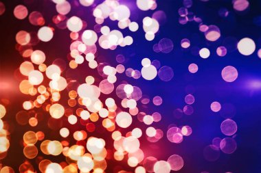 ışıltılı arka plan De-odaklı bokeh soyut Noel kopya alanı Parıldayan mavi spot lar defocused altın ışıklar Yeni Yıl disko parti