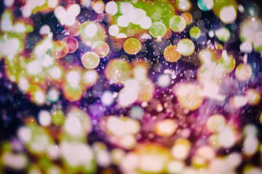 Bokeh çok renkleri, Festival ışıklar bokeh arka plan, Defocused bokeh ışıklar, bulanık bokeh, Bokeh ışık antika arka plan, soyut renkli ufuk nokta, yumuşak odak ile