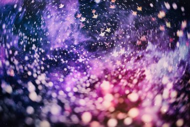 Noel bokeh parlayan Arka Plan. Parlayan Tatil Soyut Defocused renkli Backdrop. Parlak canlı Bulanık renkli Yeni Yıl tatili Bokeh