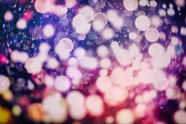 Noel bokeh parlayan Arka Plan. Parlayan Tatil Soyut Defocused renkli Backdrop. Parlak canlı Bulanık renkli Yeni Yıl tatili Bokeh