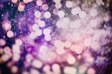 Noel bokeh parlayan Arka Plan. Parlayan Tatil Soyut Defocused renkli Backdrop. Parlak canlı Bulanık renkli Yeni Yıl tatili Bokeh