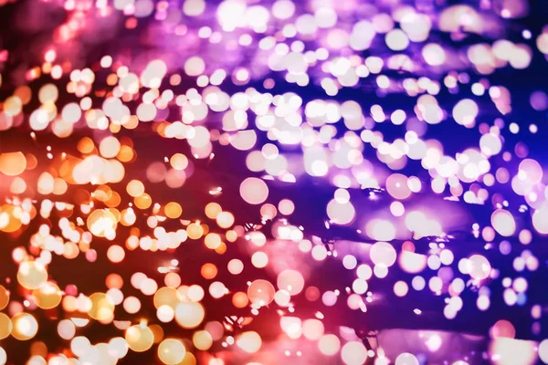 Szikrázik háttér de összpontosító bokeh absztrakt karácsonyi másolat tér csillámló kék spotlámpák elfókuszált arany fények új év disco Party — Stock Fotó