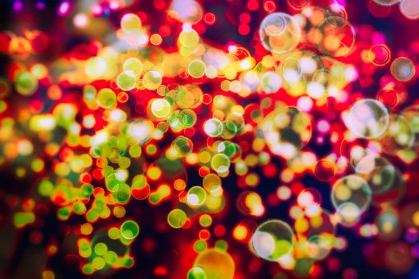 Vintage Magic Hintergrund mit Farbe Festlicher Hintergrund mit natürlichen Bokeh und helle goldene Lichter. — Stockfoto