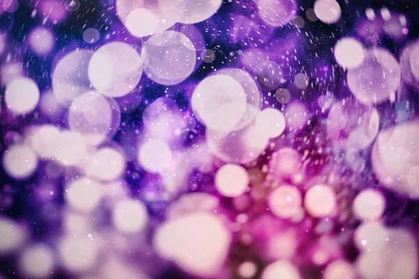 Bokeh mit mehreren Farben, festliche Lichter Bokeh Hintergrund, defokussierte Bokeh Lichter, verschwommenes Bokeh, Bokeh Licht Vintage Hintergrund, abstrakte bunte defokussierte Punkt, weicher Fokus — Stockfoto