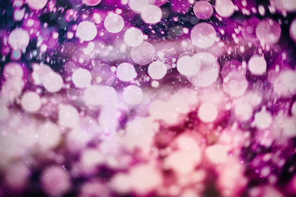 Festive background with natural bokeh and bright golden lights. Vintage Magic background with colorful bokeh. Spring Summer Christmas New Year disco party background. — Stock Photo, Image