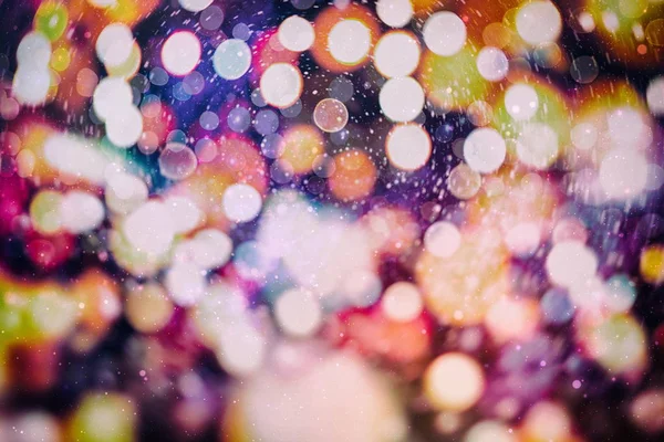 Ünnepi háttér, természetes bokeh és arany fényeit. Vintage Magic háttér színes bokeh. Tavaszi nyári karácsonyi-újévi diszkóba háttér. — Stock Fotó