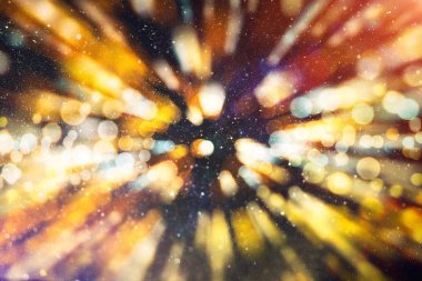 Noel, Yeni Yıl, Tatil, parti için defokus altın ışıklar ile kutlama arka plan