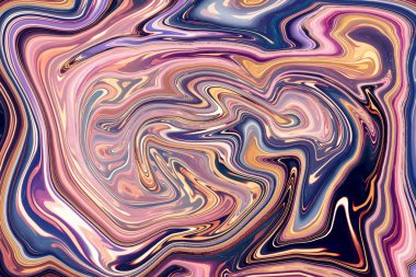 Soyut okyanus, Noel, Yeni Yıl, Tatil, parti için deodaklı altın ışıklar ile arka plan . Sıvı mermer deseni. Renkli mermer zemin.