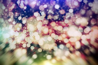 Bokeh çok renkile, Festival ışıkları bokeh arka plan, Bokeh ışık vintage arka plan, Soyut renkli defokus nokta, Yumuşak odak