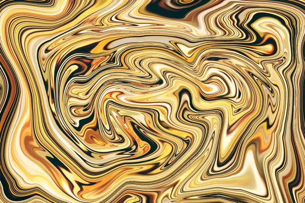 Abstract ocean, background with defocused golden lights for Christmas, New Year, Holiday, party . Liquid marble pattern. Colorful marble backdrop. — Stock Photo, Image