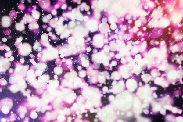 Abstract glitter lights and stars. Festive blue and white color sparkling vintage background — Stock Photo, Image