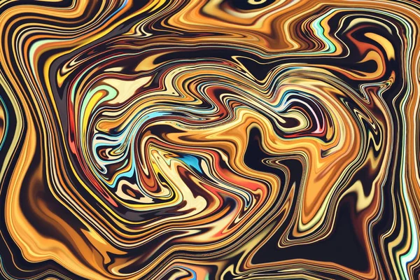 Abstract Ocean, achtergrond met defocused gouden lichten voor Kerstmis, Nieuwjaar, vakantie, Party. Vloeibare marmer patroon. Kleurrijke marmeren achtergrond. — Stockfoto