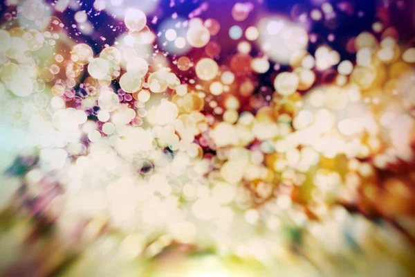 Bokeh mit mehreren Farben, festliche Lichter Bokeh Hintergrund, Bokeh Licht Vintage Hintergrund, abstrakte bunte defokussierte Punkt, weicher Fokus — Stockfoto