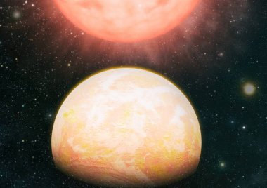 Fütürist soyut alan arkaplanı. Yıldızlı ve nebulalı gece gökyüzü. Bu görüntünün elementleri NASA tarafından desteklenmektedir