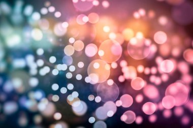 Bulanık bokeh ışık arka planı, Noel ve Yeni Yıl tatilleri arka planı