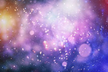 Parlak soyut dairesel bokeh arka plan bulanıklık karanlık bir arka plan üzerinde