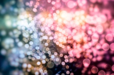 Parlak soyut dairesel bokeh arka plan bulanıklık karanlık bir arka plan üzerinde