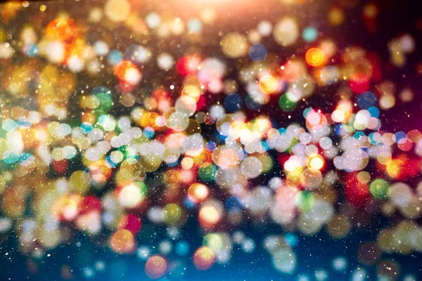 Bokeh con varios colores, Luces festivas fondo bokeh, Luces bokeh desenfocadas, Bokeh borroso —  Fotos de Stock