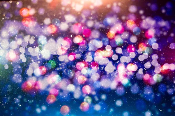 Vintage Magic Background With Color Festive background with natural bokeh and bright golden lights. — Stock Photo, Image