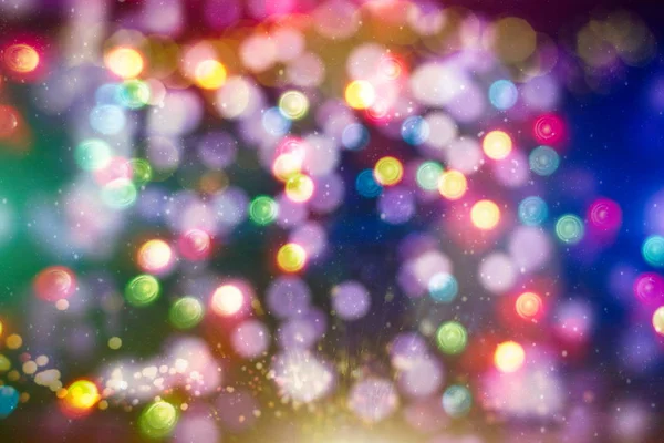 Bokeh desfocado fundo de luz, Natal e feriados de Ano Novo fundo — Fotografia de Stock