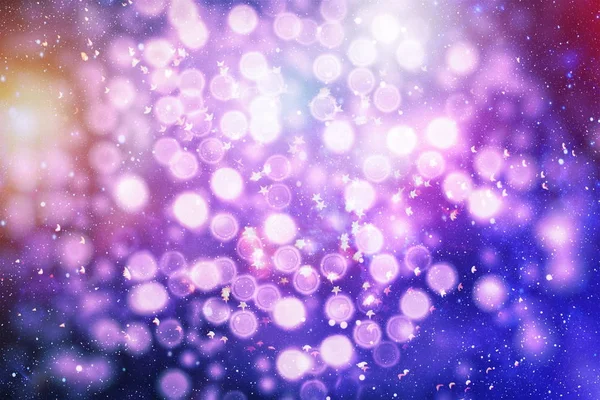 Brenred bokeh light background, Christmas and New Year holiday background — 스톡 사진