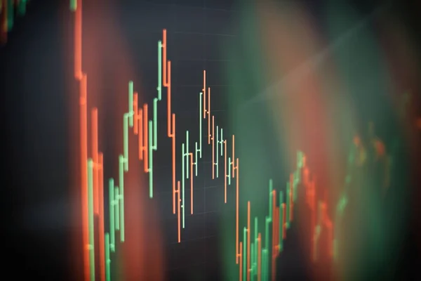 Business analyzing financial statistics displayed on the tablet screen. Finance data concept. Analytics Report Status Information Analysis Chart Graph in digital screen.