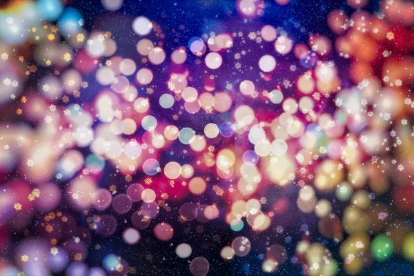 Sfondo chiaro bokeh offuscata, Natale e Capodanno vacanze sfondo — Foto Stock